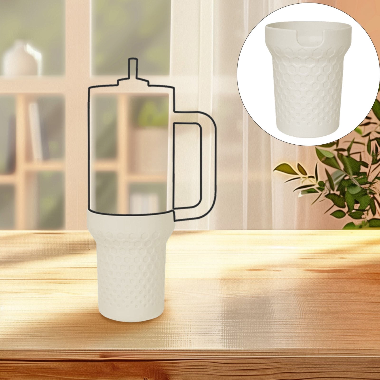 Coffee mug! Silicone Boot And Cover For Cup 40 Oz Sleeve Bottom ...