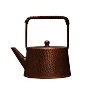 Coffee pot, kettle, handmade retro copper kettle with handle on top, non-slip handle, for gas stoves, boiling water