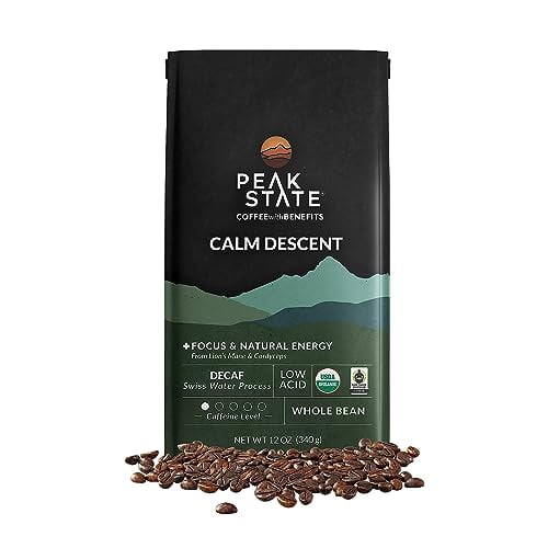 Coffee with s Organic Decaf Coffee Beans CALM DESCENT Water Process