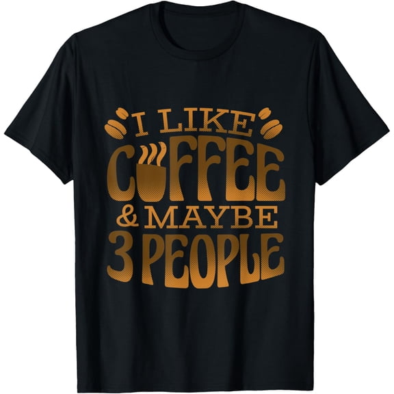 Coffee saying, funny coffee motif for morning muffel T-Shirt