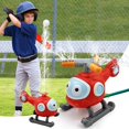 thumbnail image 1 of CoffeeLee Splashing Summer Outdoor Activities Lawn Game Including Helicopter Water Sprinkler T-Ball for Kids Boys Girls Dogs Pets, 2 Count, 1 of 6