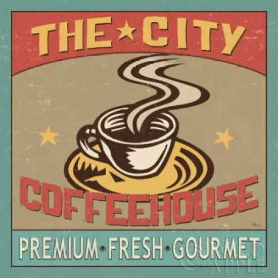 Coffeehouse I Canvas Art - Pela Studio (24 x 24)