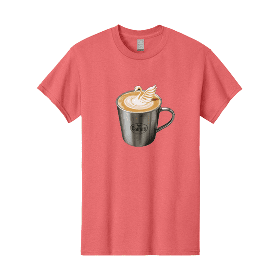 Coffies Mens Graphic Tee, 100% Cotton, Casual Summer Wear-BAA382