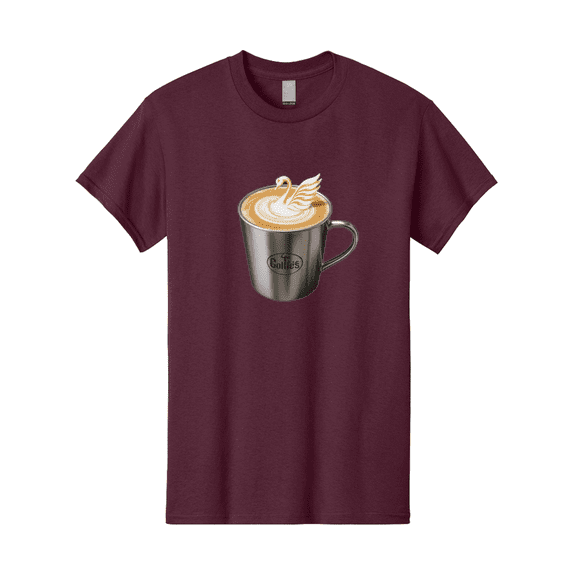 Coffies Mens Graphic Tee, 100% Cotton, Casual Summer Wear-BAA382