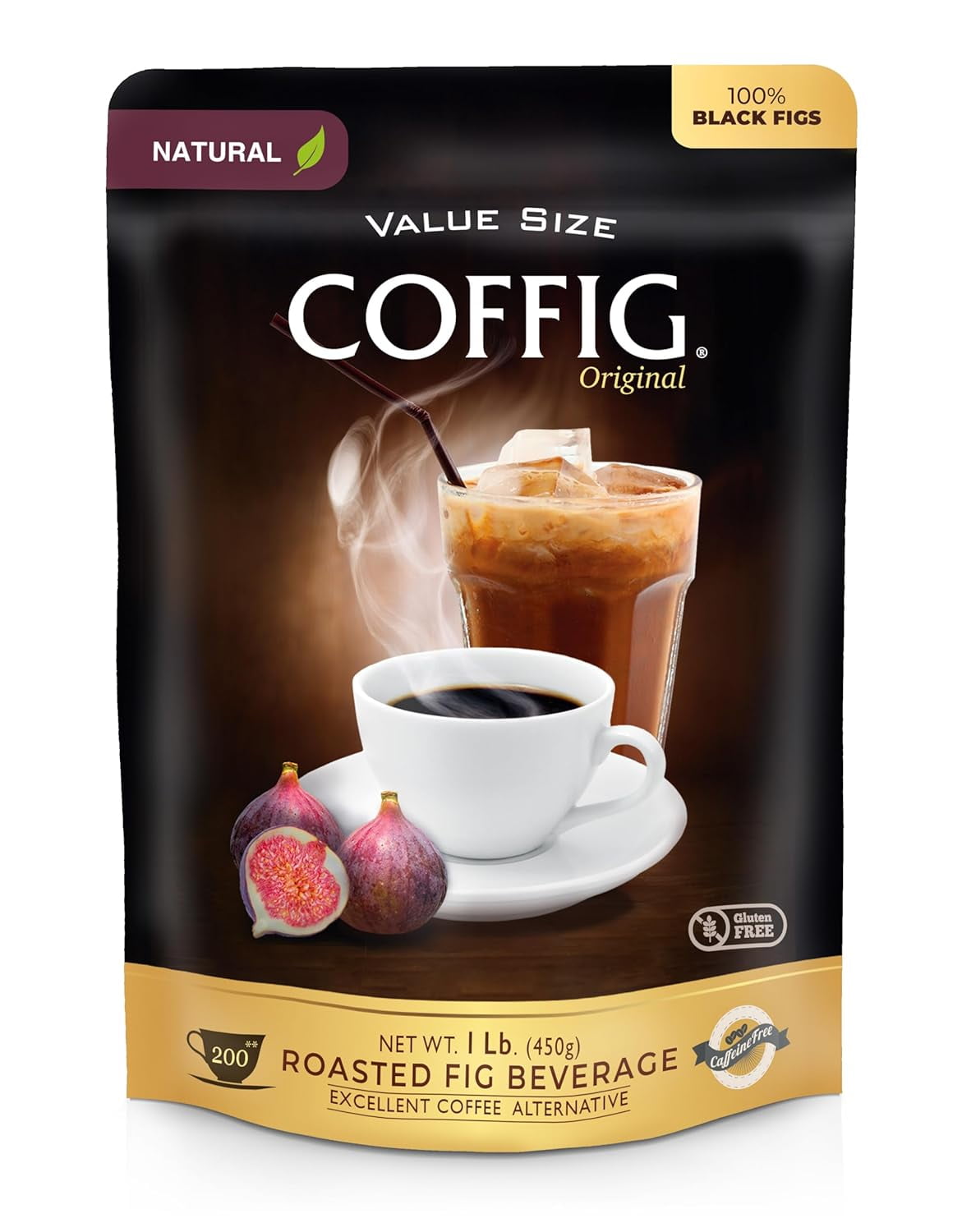 Coffig Original Coffee Substitute & Alternative Roasted Fig Coffee