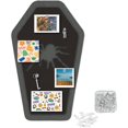 thumbnail image 1 of Coffin Felt Bulletin Board Gothic Self Adhesive Felt Bulletin Board Picture with Pin Wool Wall Decorations, 1 of 9