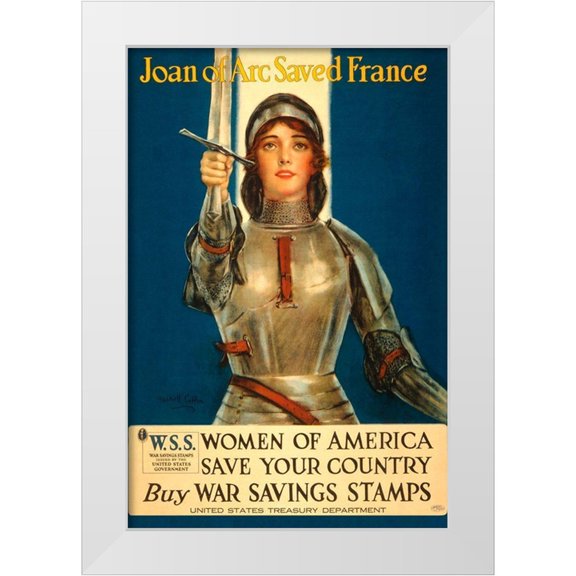 Coffin, Haskell 11x14 White Modern Wood Framed Museum Art Print Titled - Women of America Save Your Country, 1918