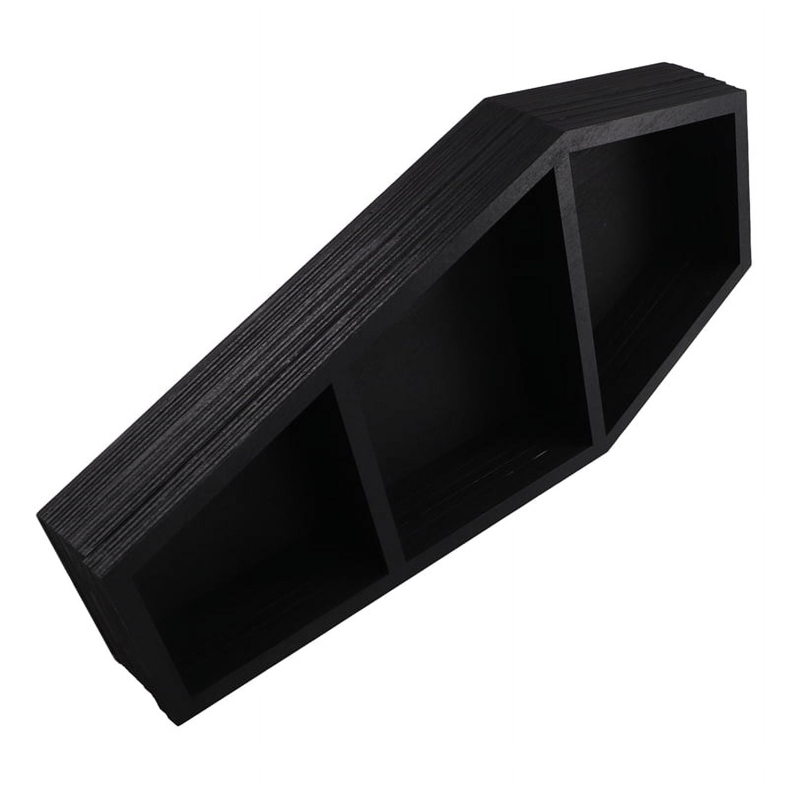 Aazon.co: Wall Decor Coffin Shelf- Spooky Gothic Decor for Hoe,Black