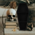 thumbnail image 1 of Spooky Ghost Decorations with Strong Wooden Coffin Shelf for Storage and Display Black, 1 of 10