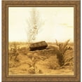 thumbnail image 1 of Coffin and Grave 20x20 Gold Ornate Wood Framed Canvas Art by Caspar David Friedrich, 1 of 2