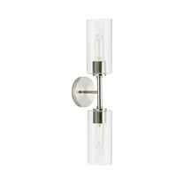 Cofield Collection Two-Light Brushed Nickel Transitional Wall Bracket