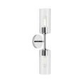 thumbnail image 1 of Cofield Collection Two-Light Polished Chrome Transitional Wall Bracket, 1 of 13