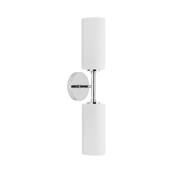 Cofield Collection Two-Light Polished Chrome Wall Bracket