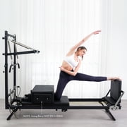 Cofiyard Pilates Reformer, 92 Reformer Pilates Machine with Tower, Adjustable Pilates Equipment for Home Workout, Includes Sitting Box, Jumpboard