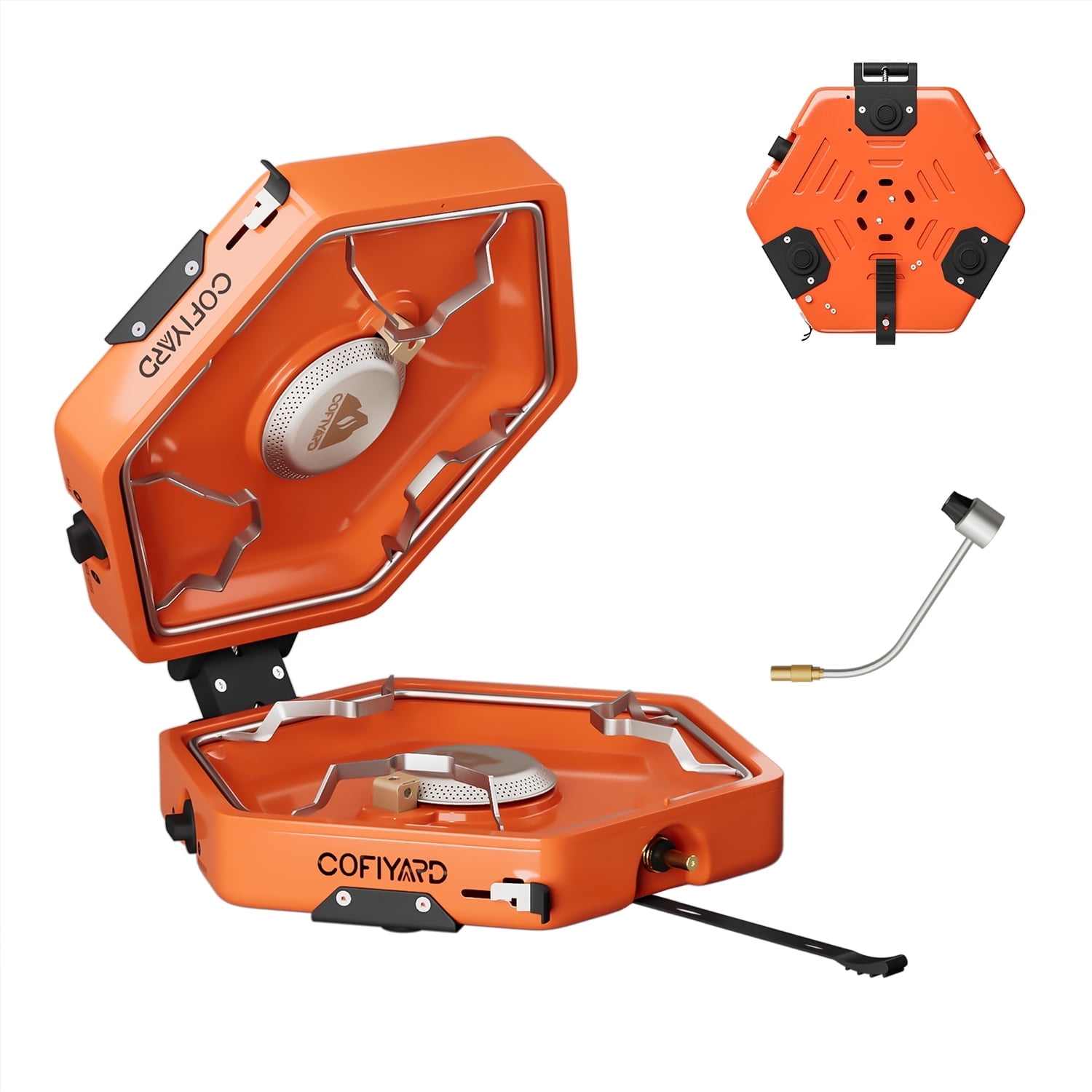 Cofiyard Propane 2 Burner Camping Stove with Carrying Bag