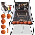 Cofun Indoor Basketball Arcade Game Double Electronic Hoops Shot 2