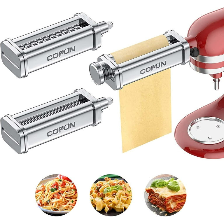 KitchenAid 3-Piece Pasta Roller & Cutter Mixer Attachment Set-883049392134
