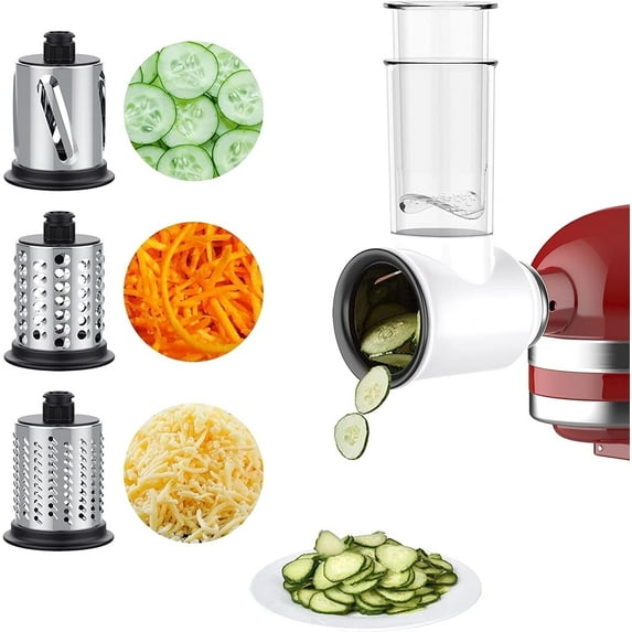 Cofun Slicer Shredder Attachment for KitchenAid Stand Mixer Cheese Grater Attachments