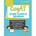 thumbnail image 1 of CogAT Grade 4 Level 10 Workbook: Gifted and Talented Test Preparation with CogAT Practice Questions for Forms 7 and 8, (Paperback), 1 of 1