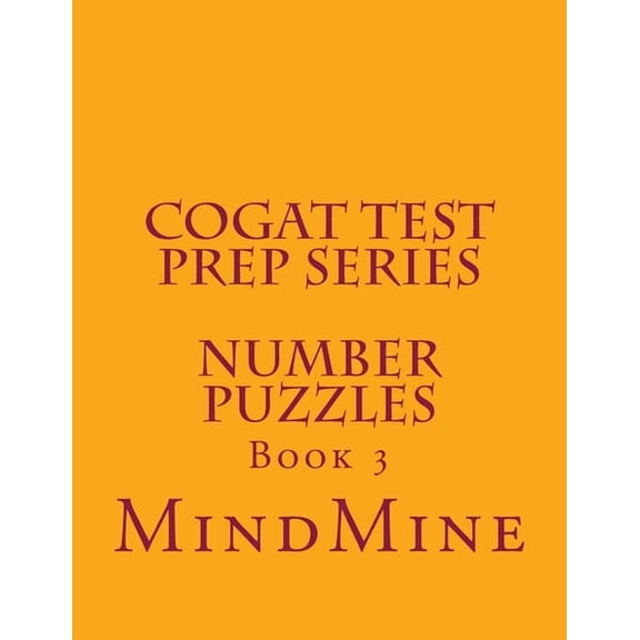 Cogat Test Prep CogAT Test Prep Series - Number Puzzles, Book 3, (Paperback)