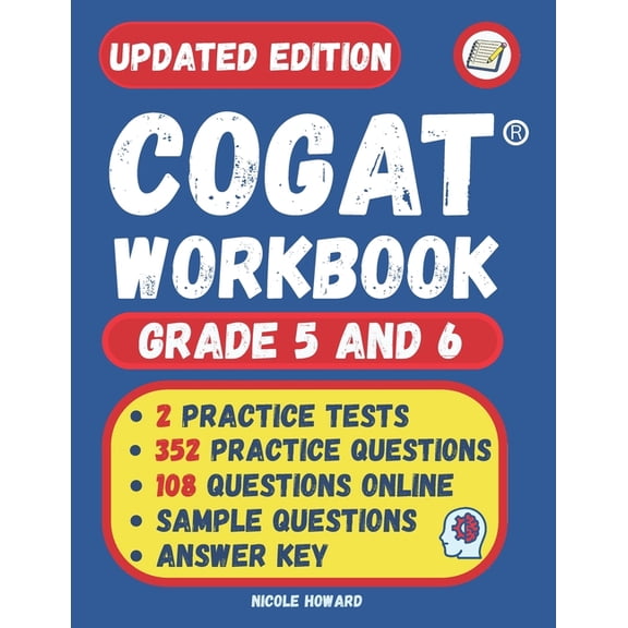 Gifted and Talented Test Prep Cogat(r) Workbook Grade 5 and 6: 2 Manuscripts, Cogat(r) Grade 5 Test Prep, Cogat(r) Grade 6 Test Prep, Level 11 and 12 , (Paperback)