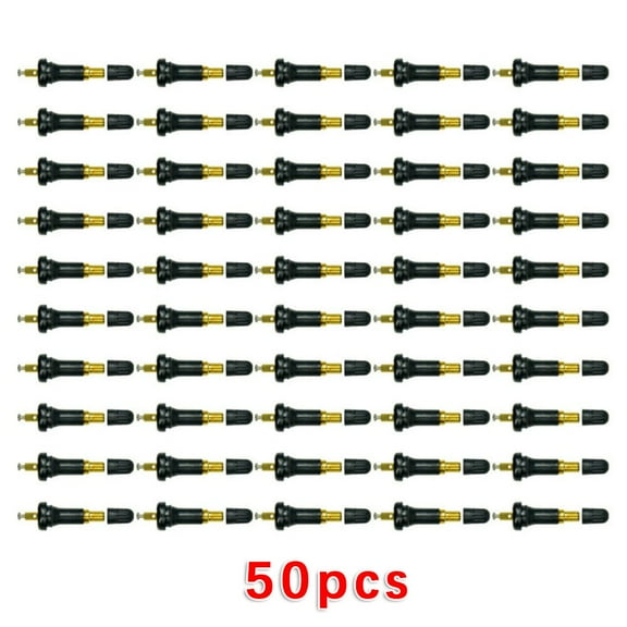 Cogfs 50 Pcs Car Rubber Wheel Rim TPMS Tire Pressure Sensor Valve Stem for Chevy
