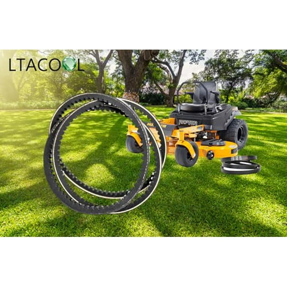 Cogged Pump Belt 1/2" x 64" Compatible with Lawn Mower Exmark Toro 119-3321 119-3321-SL,TimeCutter ZS5000 SS5000 SS5060 MX5060 Riding Mowers