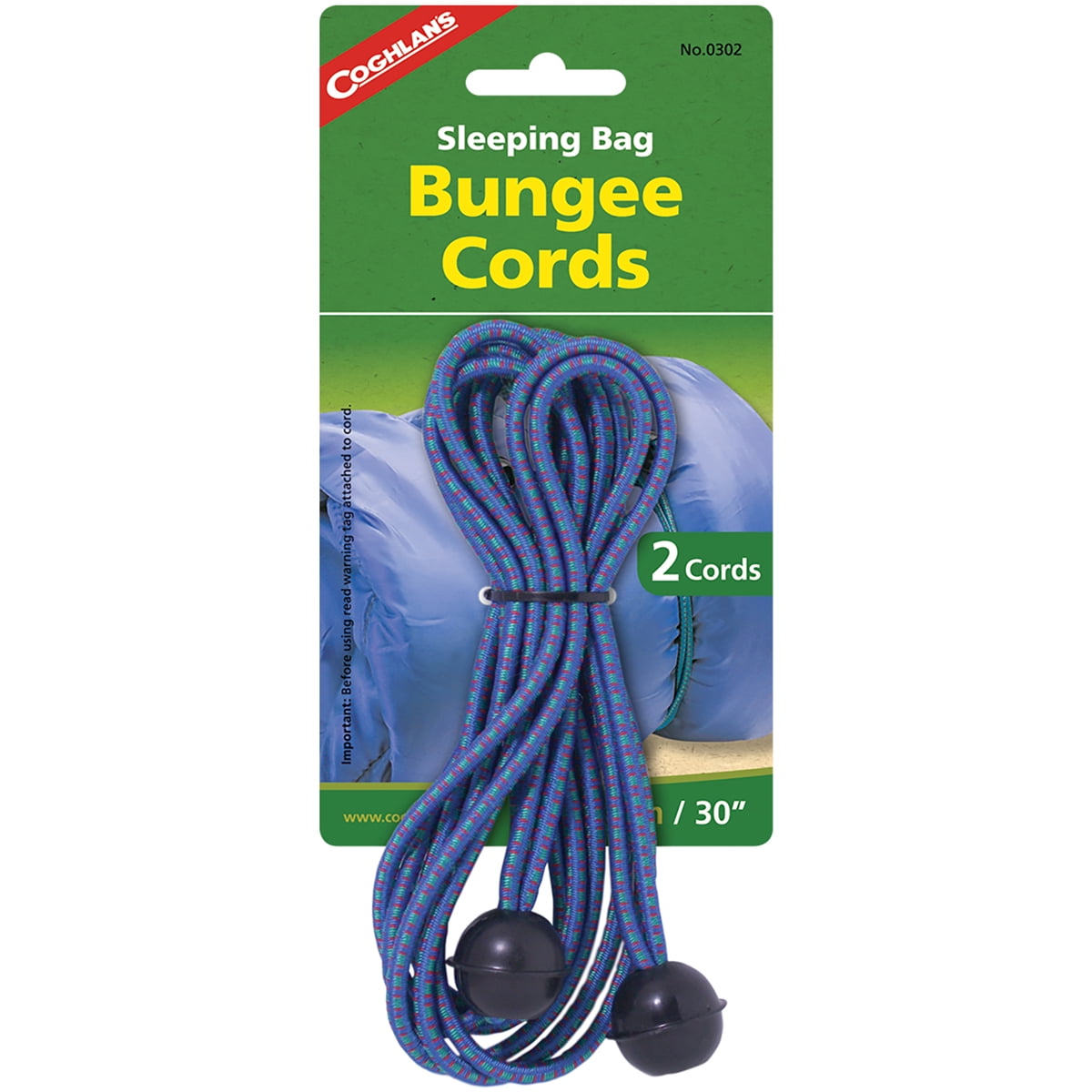 Coghlan'S Sleeping Bag Bungee Cords 2 Ct Pack 