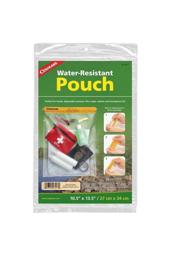 Water-Resistant Pouch, 10.5" X 13.5"