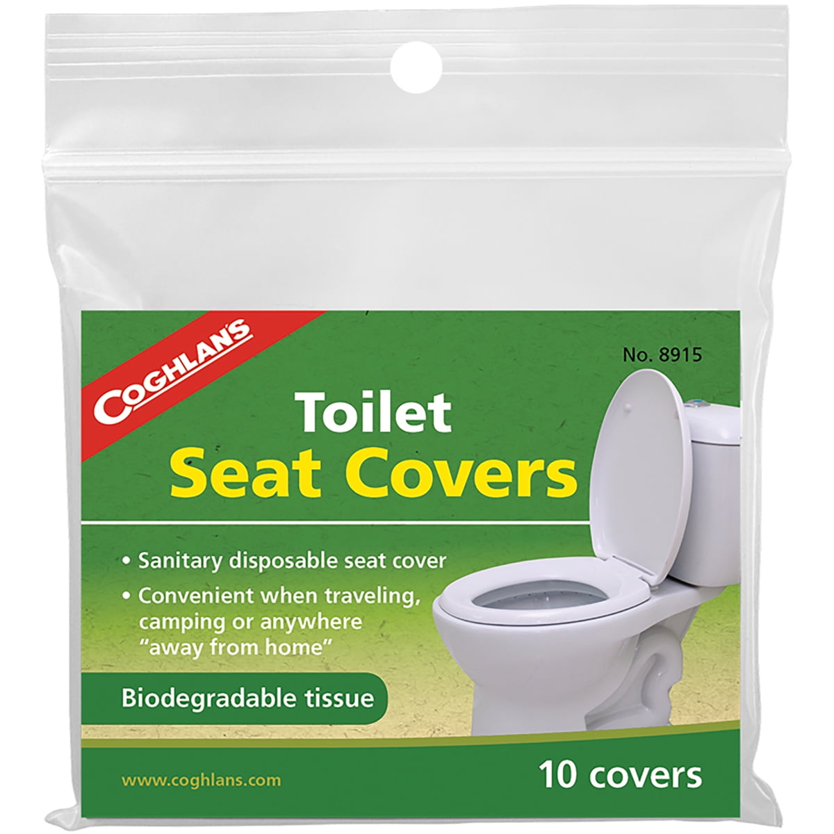 Biodegradable Sanitary Disposable Tissue Toilet Seat Covers, One Size