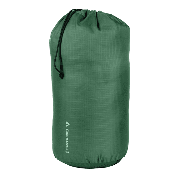 Coghlan’s 10L Ripstop Drawstring Stuff Sack – Lightweight Water-Resistant Gear Bag for Camping Hiking Backpacking Travel Organizing
