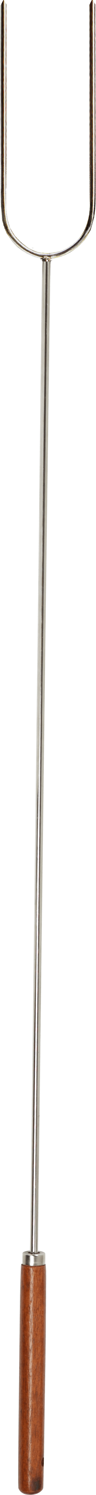 Coghlan's 41” Chromed-Steel Wooden Handle Roasting Camp Fork, 1 Pack