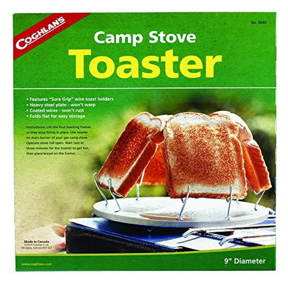 Coghlan's Camp Stove Toaster - Portable Camping Toaster - Silver