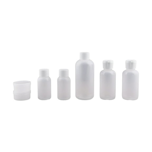 Coghlan's Contain-Alls Plastic Containers, 7-Pack Set, Transparent, For Toiletries, Medications, Camping, Traveling