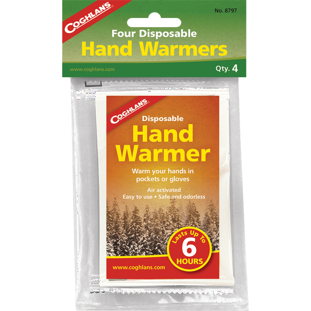 Coghlan's Disposable Hand Warmers, 4 Pack