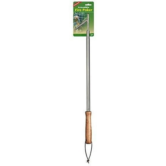 Coghlan's Fire Poker Chrome Expandable - Outdoor Fireplace Tool - One Size