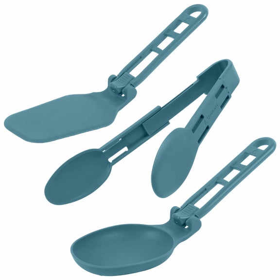 Coghlan's Folding Camp Utensil Set, Green, 3 Piece