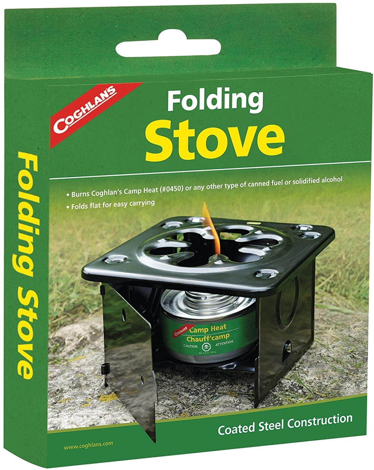 Coghlan's Folding Stove, 5" H x W x L Black