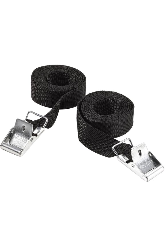Gear Straps 36" 2-Pack - 0.75 Width, Strong Polyester Material, Non-Slip Spring Loaded Buckel, For Camping Gear