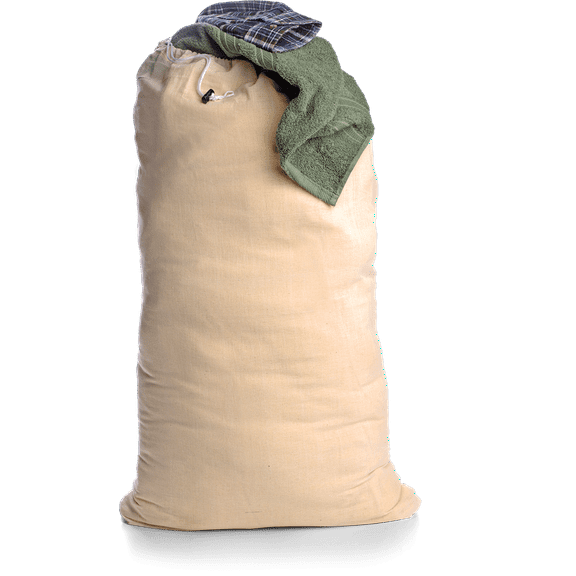 Coghlan's Laundry Bag 22" x 36", Washable Natural Cotton