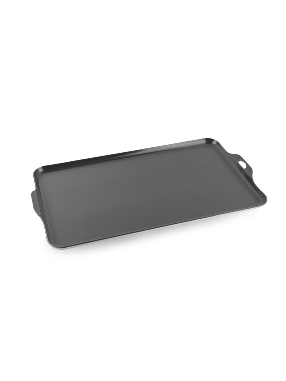 Non-Stick Two Burner Griddle, 10” x 16.5” (25.4 cm x 41.9 cm)Size, Aluminum Material