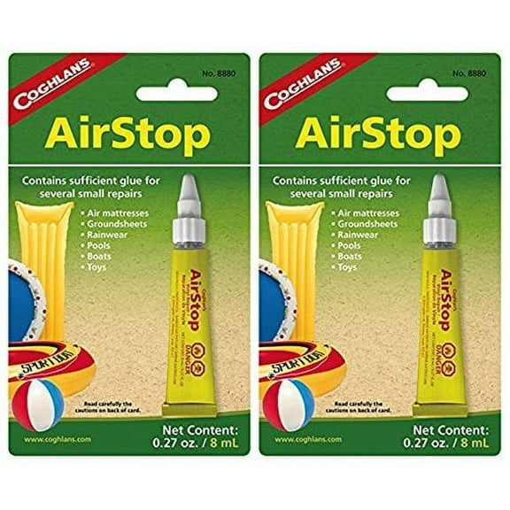 Coghlan's, PVC, Airstop Industrial Sealant, 0.27 oz, 2 Piece