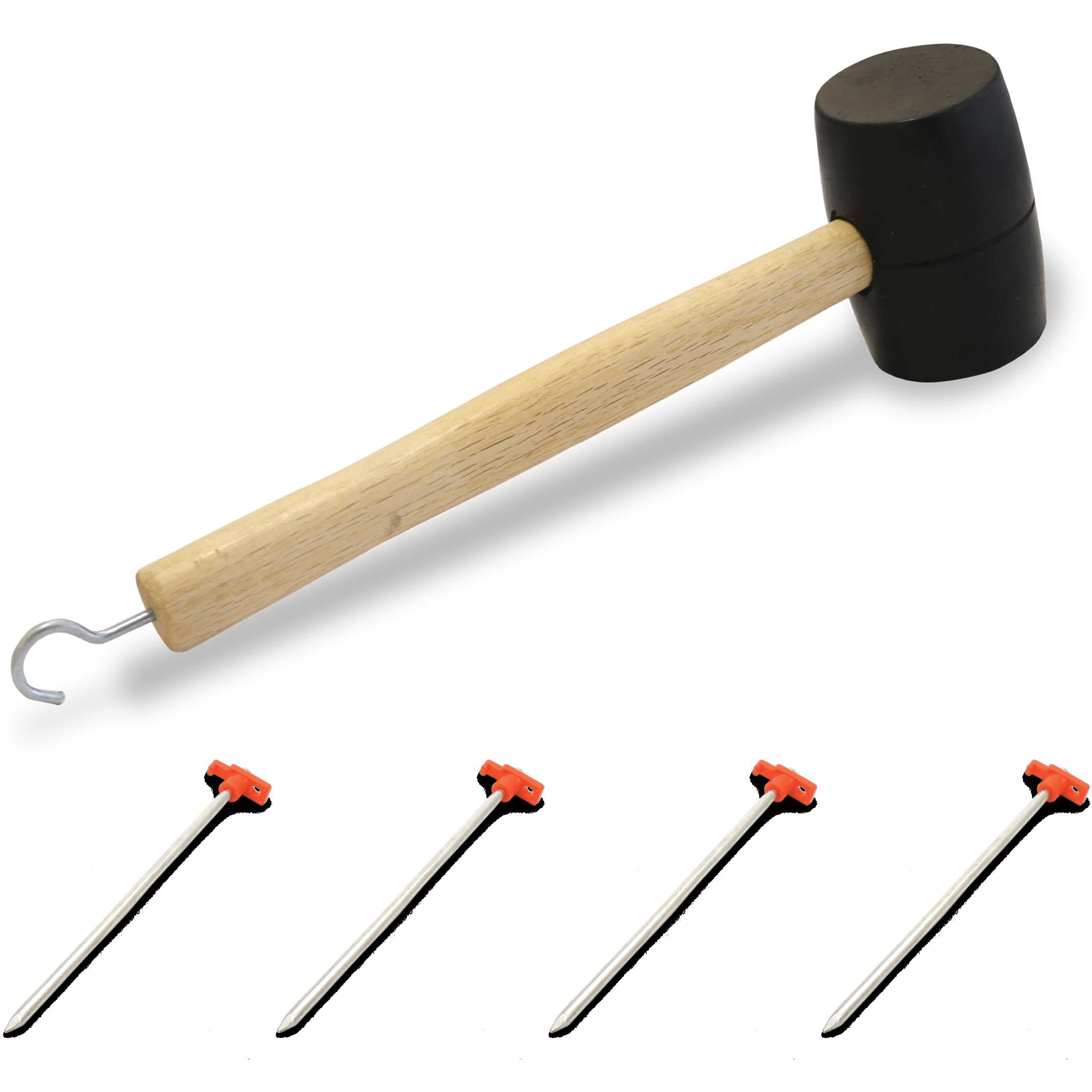 Coghlan's Rubber mallet with (4) 10" Tent Stakes