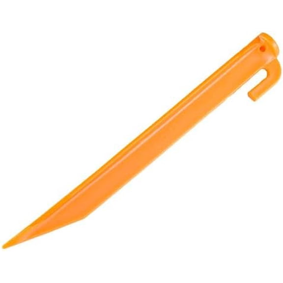Coghlan's Rugged Recycled Plastic Tent Pegs - 6", Yellow (Single)