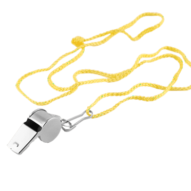 Coghlan's Signal Whistle, Stainless Steel, 110 Decibel Sound, With Lanyard, For Camping and Emergency