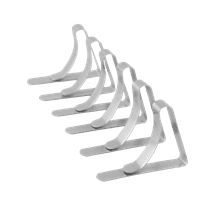 Coghlan's Steel Tablecloth Clamps 6-Pack, Rust Resistant Snag Free Design, Fits Up to 2" Thick Table