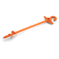 thumbnail image 1 of Coghlan's Twist Anchor, 12.6" Length, Orange Polypropylene Material, Ideal for Soft Soil or Sand, 1 of 6