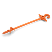 Coghlan's Twist Anchor, 12.6" Length, Orange Polypropylene Material, Ideal for Soft Soil or Sand