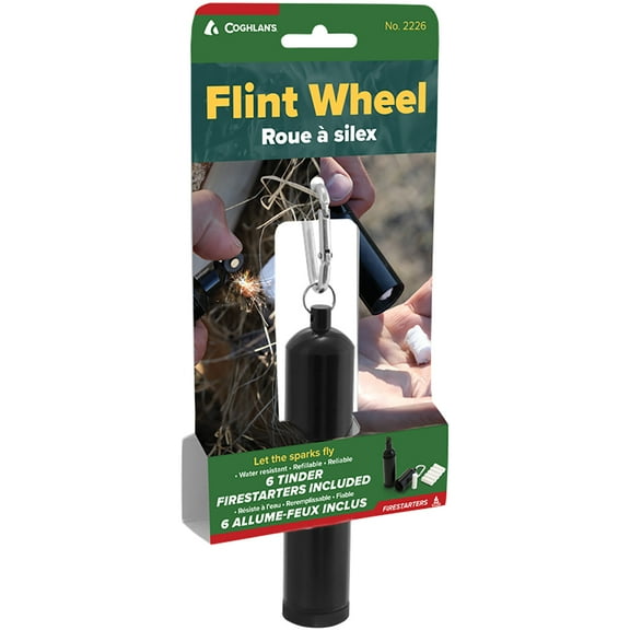 Coghlan's Outdoor Emergency Survival Flint Wheel - Black