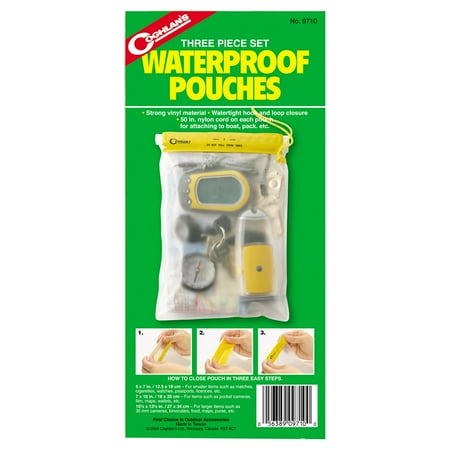 Coghlans 3 Piece Waterproof Pouch Set